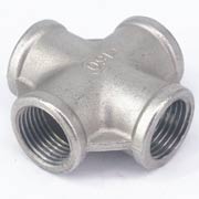 SS 4 way cross pipe fitting