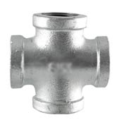 ASME B16.9 galvanized cross pipe fitting