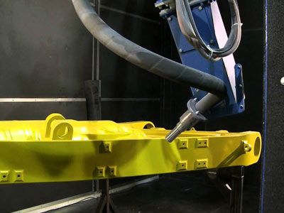 Robotic Shot Peening Pipe